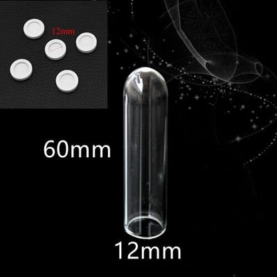 5X moderna ručno izrađena staklena kupola navlaka za suho cvijeće vaza s drvenom bazom Landcrape figurice Prikaz modela Umjetničko djelo Kuća za lutke Igračka