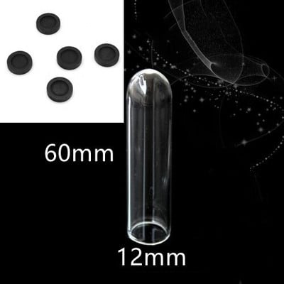 5X moderna ručno izrađena staklena kupola navlaka za suho cvijeće vaza s drvenom bazom Landcrape figurice Prikaz modela Umjetničko djelo Kuća za lutke Igračka