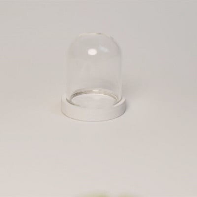 5X moderna ručno izrađena staklena kupola navlaka za suho cvijeće vaza s drvenom bazom Landcrape figurice Prikaz modela Umjetničko djelo Kuća za lutke Igračka