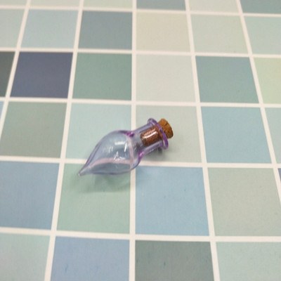 10 KOM Šarene male staklene bočice plutene bočice s kapljicama vode Plutajući privjesci DIY Ogrlica Privjesak s parfemskim uljem Male staklenke za boce