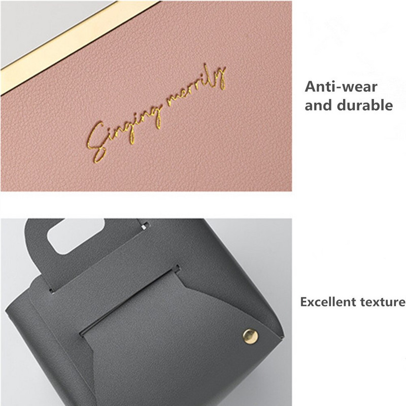 1 db bőr PU asztali tárolódoboz Kreatív összecsukható kozmetikai doboz fogantyúval Otthoni rendszerező vízálló fürdőszobai tárolódoboz