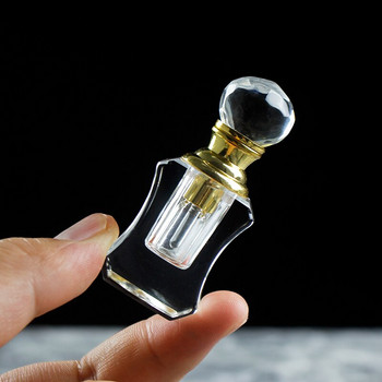 Μοντέρνα απλά και μοντέρνα μπουκάλια αιθέριων ελαίων 1ml Διακοσμητικό μπουκάλι αρώματος Clear Crystal Glass Ταξιδιωτικά Δώρα Διακόσμηση σπιτιού