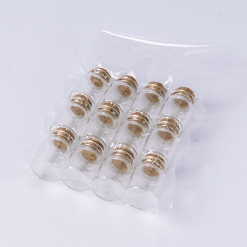 30*40mm 15ml Storage Glass Bottles With Cork Stopper Crafts Μικροσκοπικά Βαζάκια Διαφανές Άδειο Γυάλινο Βάζο Μίνι Μπουκάλι Ευχών 12τμχ/παρτίδα