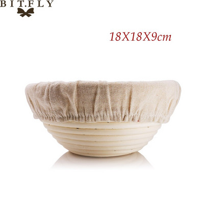 Kuum müüa leiva kääritamine rotangist korv maaleib baguette banneton tainas massiproovi proovimine degusteerimine küpsetuskorvid tarvikud