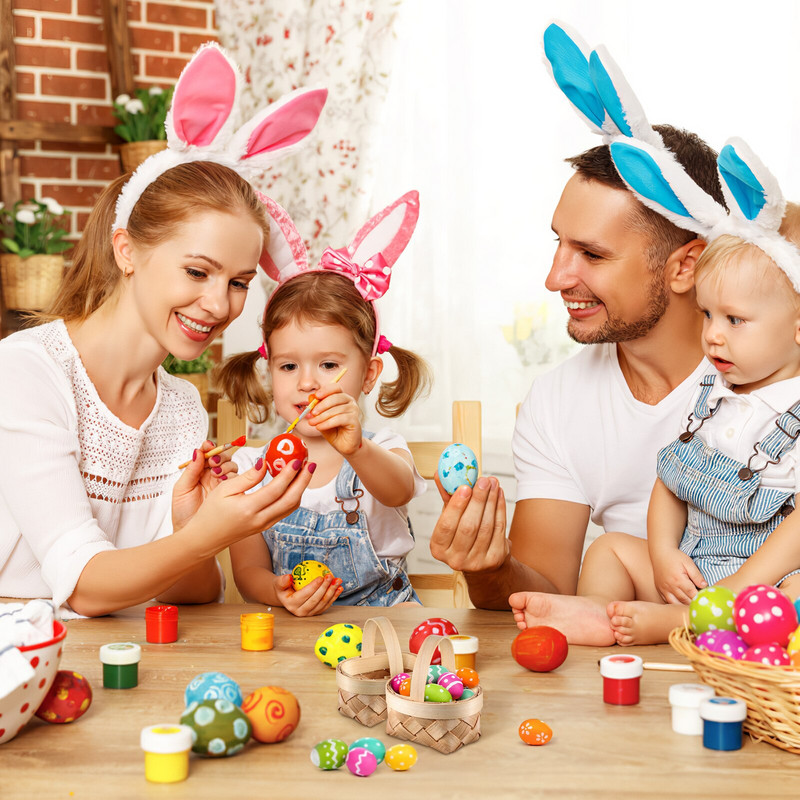 Košare Mini Košare Pletene Za Male Minijaturne Drvene Sićušne Rukotvorine Pletene Pogodnosti Za Piknik Pletanje Torba Viseće Drvo S