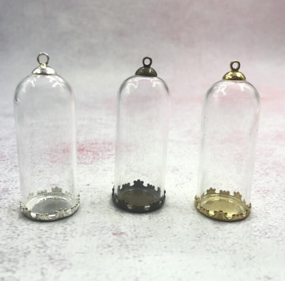 5 бр./лот 50x20 mm Tube Glass Dome стъклен капак основа мъниста комплект капачки Направи си сам стъклени флакони висулка стъклена бутилка колие висулка находки