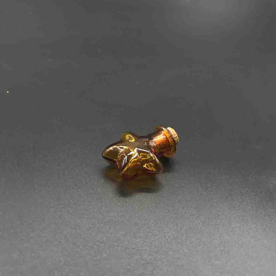 Comerț cu ridicata Mini sticle de sticlă de 9 culori în formă de stea Sticle drăguțe cu sticle de plută Cadou Borcane mici DIY Fiola Pandantiv Decor de cadou 10 buc