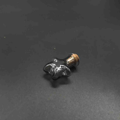 Comerț cu ridicata Mini sticle de sticlă de 9 culori în formă de stea Sticle drăguțe cu sticle de plută Cadou Borcane mici DIY Fiola Pandantiv Decor de cadou 10 buc