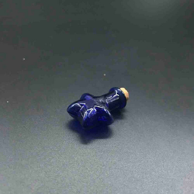 Comerț cu ridicata Mini sticle de sticlă de 9 culori în formă de stea Sticle drăguțe cu sticle de plută Cadou Borcane mici DIY Fiola Pandantiv Decor de cadou 10 buc