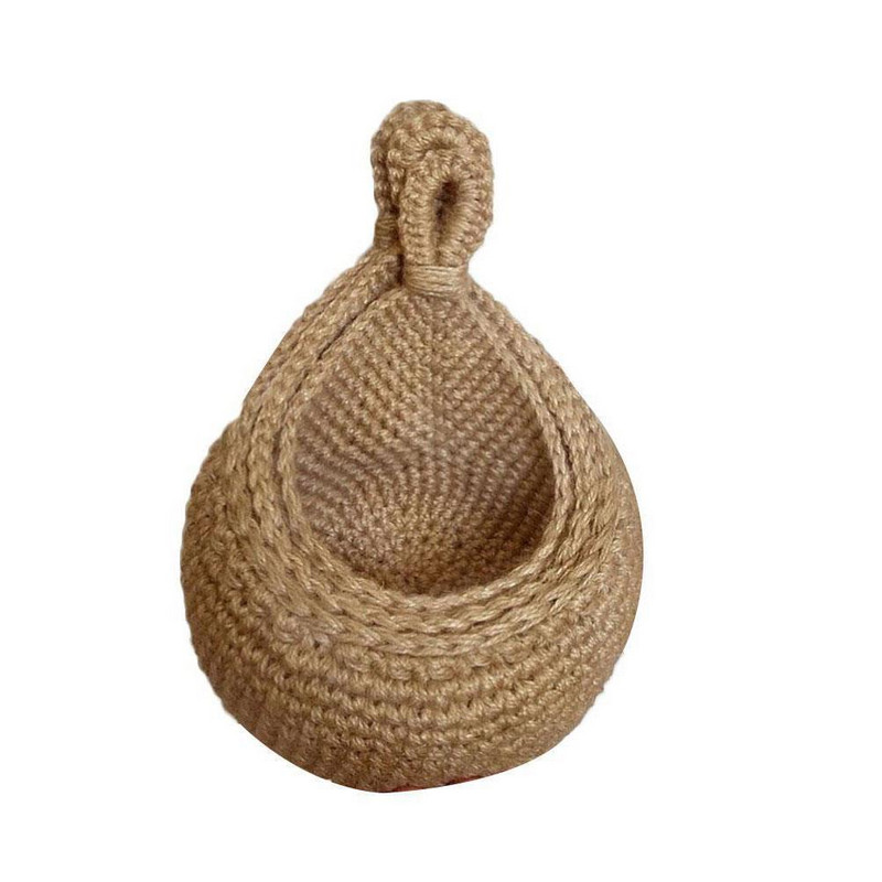 Coș cu fructe și legume suspendat pe perete Coș cu fructe țesute pentru masă de bucătărie Coș de depozitare suspendat pe perete Organizator pentru bucătărie Nou