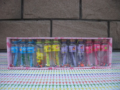 Nou cadou creativ drăguț mini dop de plută din sticlă transparentă sticle care doresc flacoane borcan mare albastră ornamente vintage mici, decorare artizanală