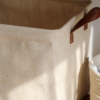 Сгъваема кошница за съхранение Баня Декоративни плътни шевове Кошница за мръсни дрехи за пране Кошница за пране