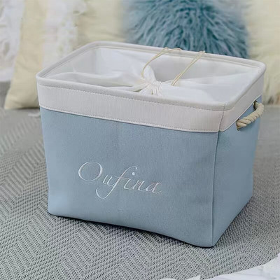 Audinių laikymo krepšeliai skalbinių kliūtis sulankstoma vaikų žaislų laikymo dėžė namų organizatorius antklodė nešvarių drabužių žaislų krepšelis su dangteliu