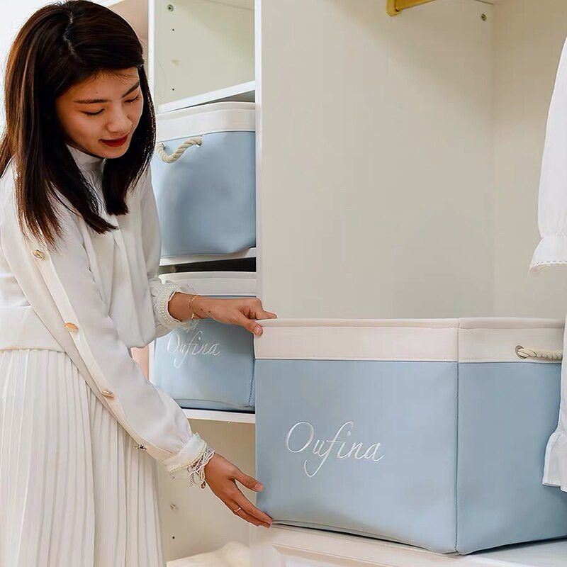 Audinių laikymo krepšeliai skalbinių kliūtis sulankstoma vaikų žaislų laikymo dėžė namų organizatorius antklodė nešvarių drabužių žaislų krepšelis su dangteliu