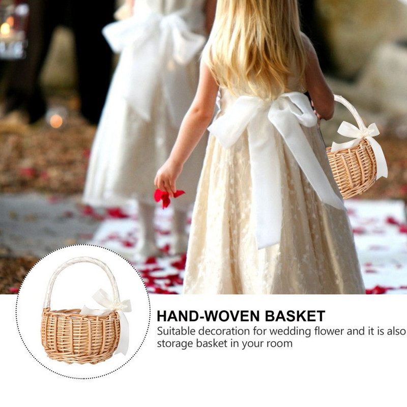 Krepšelis Pinti Vaisiai Gėlės Tušti Bakalėjos Parduotuvė Nešiojami Pirkiniai Piknikas Ekranas Skalbiniai Dekoratyviniai Daržovių Sodinamosios Rankiniai Saldainiai