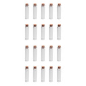 20 db 20 ml-es Mini Clear Wishing Bottle Üzenő üveg fiola parafa lakberendezéssel