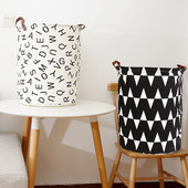 INS Sulankstoma virvelė skalbinių krepšelis Didelės talpos žaislai Drabužių laikymo kliūtis Prašmatnus dekoras Vaikų skalbimo kambario organizatorius krepšys