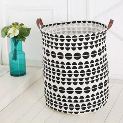 INS Sulankstoma virvelė skalbinių krepšelis Didelės talpos žaislai Drabužių laikymo kliūtis Prašmatnus dekoras Vaikų skalbimo kambario organizatorius krepšys