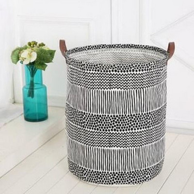 INS Sulankstoma virvelė skalbinių krepšelis Didelės talpos žaislai Drabužių laikymo kliūtis Prašmatnus dekoras Vaikų skalbimo kambario organizatorius krepšys