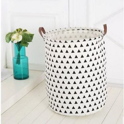 INS Sulankstoma virvelė skalbinių krepšelis Didelės talpos žaislai Drabužių laikymo kliūtis Prašmatnus dekoras Vaikų skalbimo kambario organizatorius krepšys