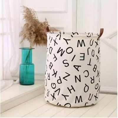 INS Sulankstoma virvelė skalbinių krepšelis Didelės talpos žaislai Drabužių laikymo kliūtis Prašmatnus dekoras Vaikų skalbimo kambario organizatorius krepšys