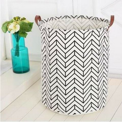 INS Sulankstoma virvelė skalbinių krepšelis Didelės talpos žaislai Drabužių laikymo kliūtis Prašmatnus dekoras Vaikų skalbimo kambario organizatorius krepšys