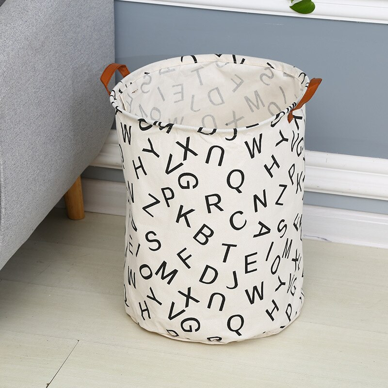 INS Sulankstoma virvelė skalbinių krepšelis Didelės talpos žaislai Drabužių laikymo kliūtis Prašmatnus dekoras Vaikų skalbimo kambario organizatorius krepšys