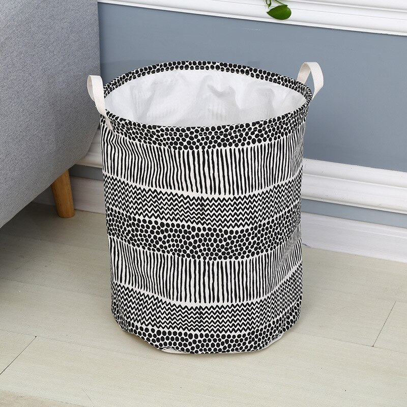 INS Sulankstoma virvelė skalbinių krepšelis Didelės talpos žaislai Drabužių laikymo kliūtis Prašmatnus dekoras Vaikų skalbimo kambario organizatorius krepšys