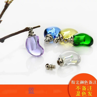 5/8/10X Кристална виала висулка с капачка на винт парфюмно масло бутилка с късмет лануго бутилки колие бижута име на бутилка с оризово изкуство