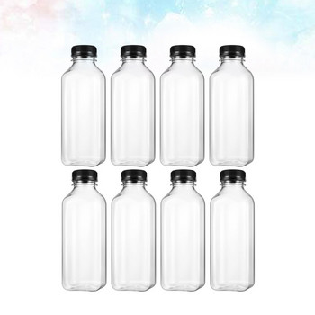 8 τμχ Μπομπονιέρα αποθήκευσης Βάζα Δοχεία ποτών με καπάκια Δοχεία ποτών Διαφανή μπουκάλια Μπουκάλια Προμήθειες για πάρτι