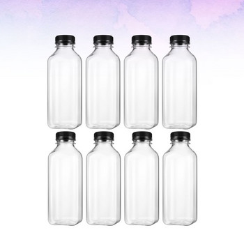8 τμχ Μπομπονιέρα αποθήκευσης Βάζα Δοχεία ποτών με καπάκια Δοχεία ποτών Διαφανή μπουκάλια Μπουκάλια Προμήθειες για πάρτι