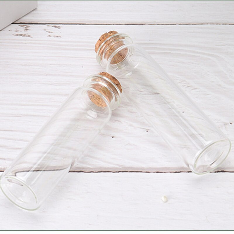 8 ml 22X40 mm Nova mini staklena boca Staklena boca s čepom Svadbena staklena posuda Male boce Vjenčani dar za goste staklene boce