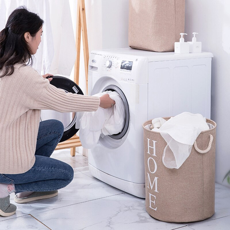 skalbinių krepšelis su rankena 100L ypač didelis daiktadėžės laikymo krepšys, patvarus daiktadėžė su sustiprinta rankena