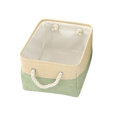 Suured hoiukorvid Riided Hoiukott Kosmeetikatooted Korraldajakarp Puuvillane Linane käepidemega sahtel Korraldaja Kapi korraldaja