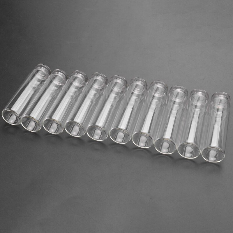 10 db 20 ml-es Mini Clear Wishing Bottle Üzenőüveg fiola parafa lakberendezéssel