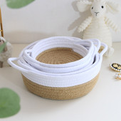 Šiaurės Amerikos džiuto raktų laikymo krepšelis medvilninės dėžutės kosmetikos laikymo krepšelis