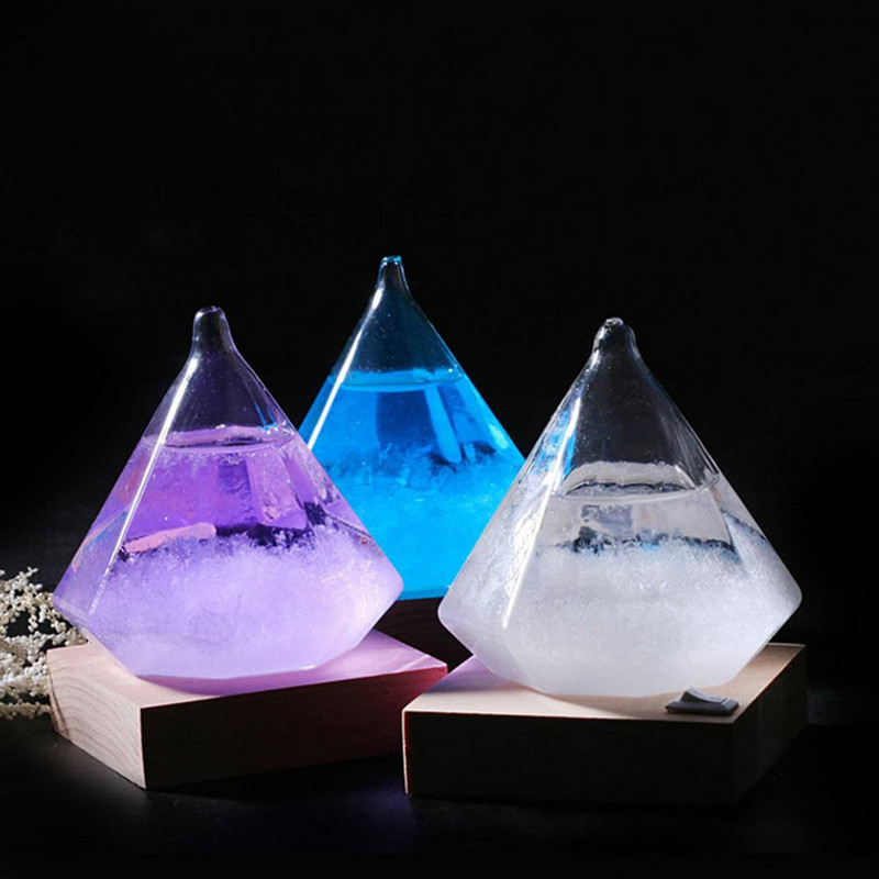 Creativ Prognoza meteo Furtuni Sticla de sticla Picatura Barometru Artizanat Decor Barometru Artizanat