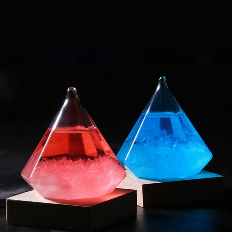 Creativ Prognoza meteo Furtuni Sticla de sticla Picatura Barometru Artizanat Decor Barometru Artizanat