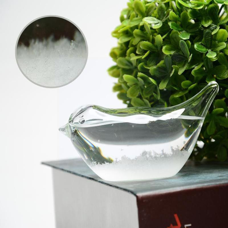 1 db átlátszó üveg viharvízcsepp vihar előrejelzés S5P5 dekorációs palack monitor barométer időjárás előrejelzés L6X3