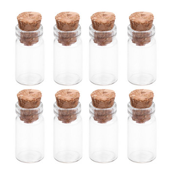Glass Mini Tiny Bottles Wish Bottle Jarcork Corks Containers Clear φιαλίδια Αναμνηστικό μήνυμα