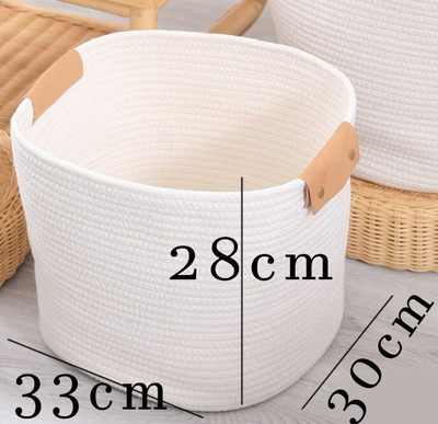 virvių žaislų skalbinių laikymo dėžės DILATE Austinis laikymo krepšelis Medvilninės virvės žaislų skalbinių laikymo krepšelis Virvių laikymo dėžės žaislams