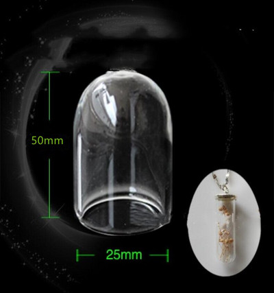 8X mini vamzdelis varpelio formos stikliniai gaubliai burbulas medalionas pakabukas palinkėjimų buteliukas buteliukas pakabukas papuošalai radiniai Lėlių namelio žaislo priedas