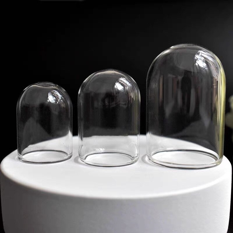 8X mini vamzdelis varpelio formos stikliniai gaubliai burbulas medalionas pakabukas palinkėjimų buteliukas buteliukas pakabukas papuošalai radiniai Lėlių namelio žaislo priedas