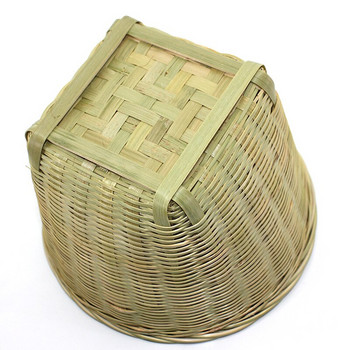 Бамбукова плетена мини кошница за съхранение Ръчно изработена ратанова бамбукова кошница Съхранение на закуски и освежителни напитки Продукти за декорация на дома