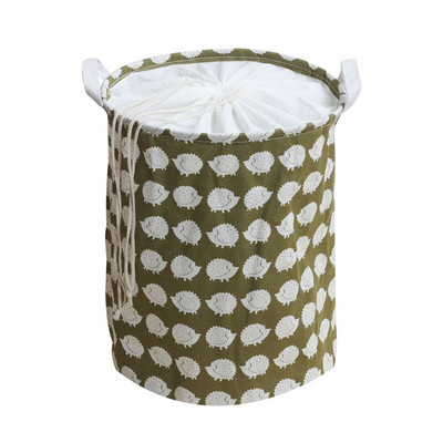 Coș de rufe pliabil Coș de depozitare din țesătură pentru haine, jucării, găleată de depozitare impermeabilă cu snur, organizator de baie