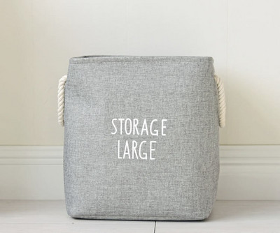 NOOLIM Didelis skalbinių krepšys Drobė Drabužių laikymo krepšeliai Namų drabužiai Statinės Krepšiai Vaikų žaislų laikymo skalbinių krepšelis