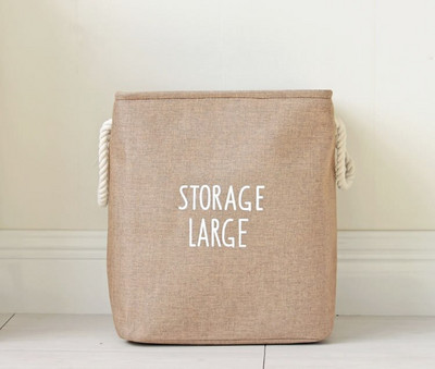 NOOLIM Didelis skalbinių krepšys Drobė Drabužių laikymo krepšeliai Namų drabužiai Statinės Krepšiai Vaikų žaislų laikymo skalbinių krepšelis