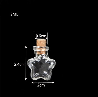 Mini üvegek keverése parafa kis üvegekkel Kívánságüvegek Karkötők Medálok Ajándékok Drift Palackok Fiola üvegek Esküvői ajándék 10 DB