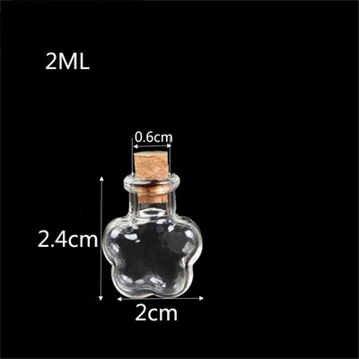 Mini üvegek keverése parafa kis üvegekkel Kívánságüvegek Karkötők Medálok Ajándékok Drift Palackok Fiola üvegek Esküvői ajándék 10 DB