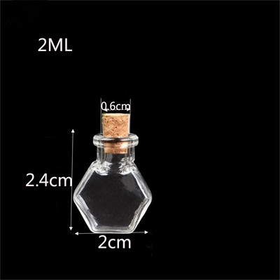 Mini üvegek keverése parafa kis üvegekkel Kívánságüvegek Karkötők Medálok Ajándékok Drift Palackok Fiola üvegek Esküvői ajándék 10 DB